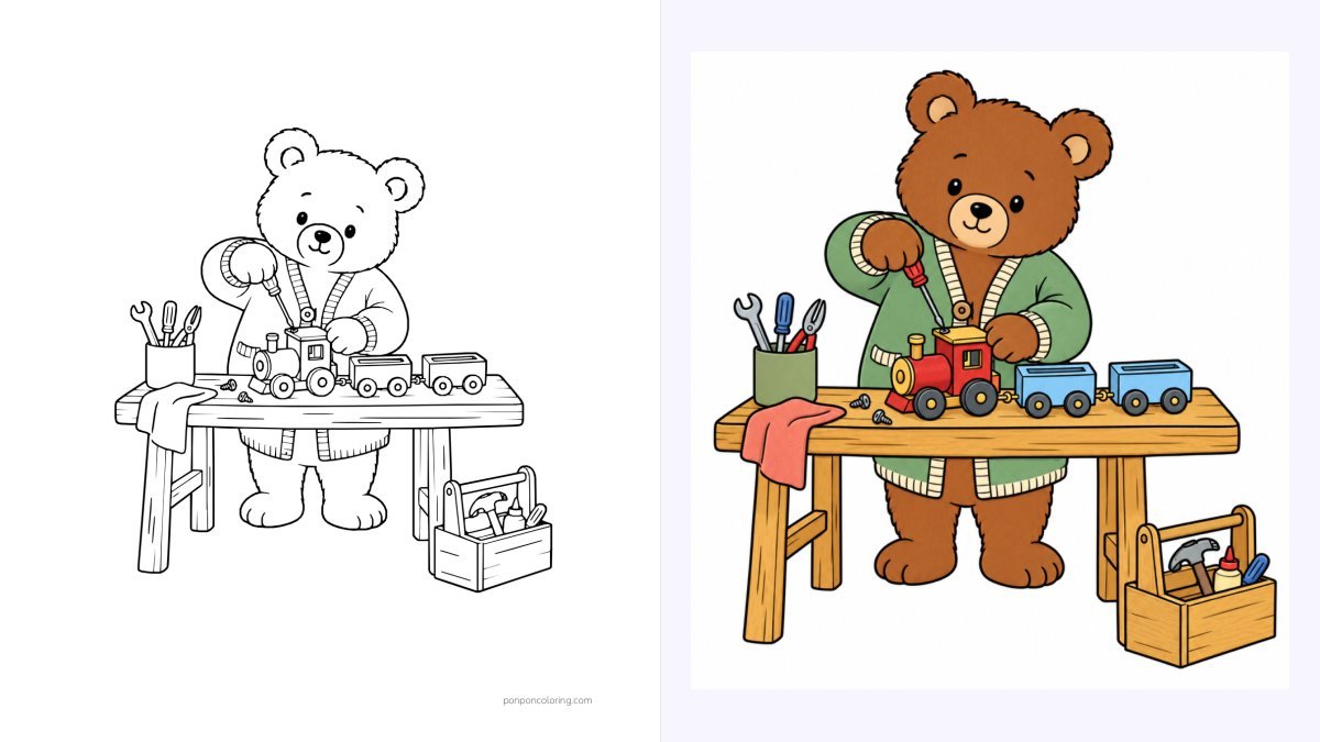 Brown Bear Coloring Pages (80 Free Printable PDFs) coloring page