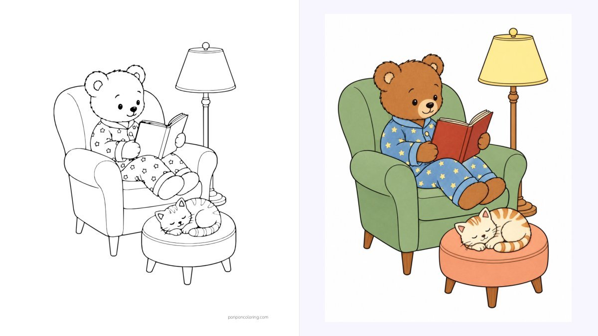 Cozy Coloring Pages (105 Free Printable PDFs) coloring page
