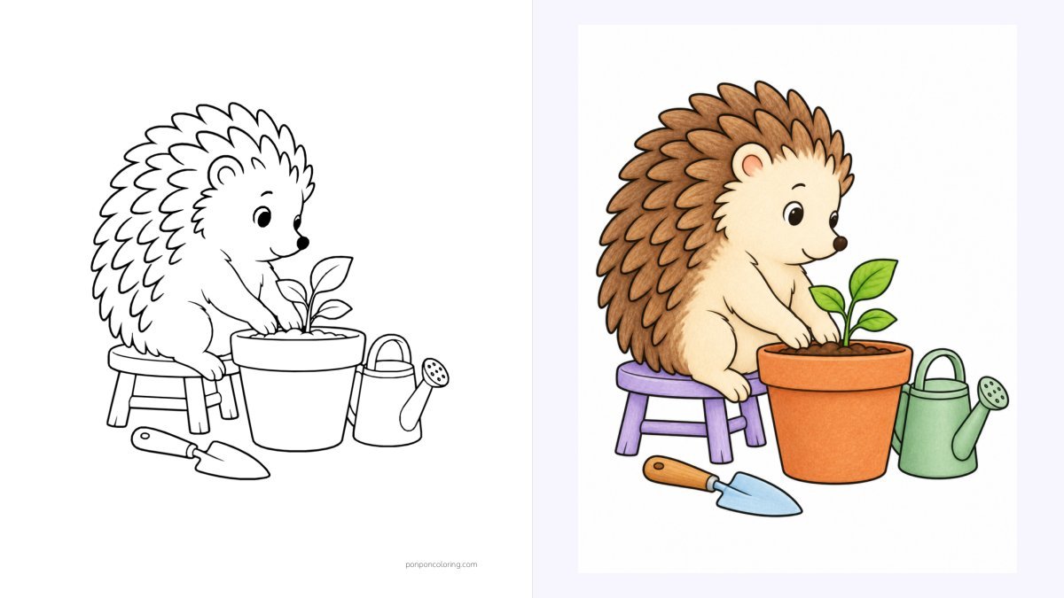 Hedgehog Coloring Pages (92 Free Printable PDFs) coloring page