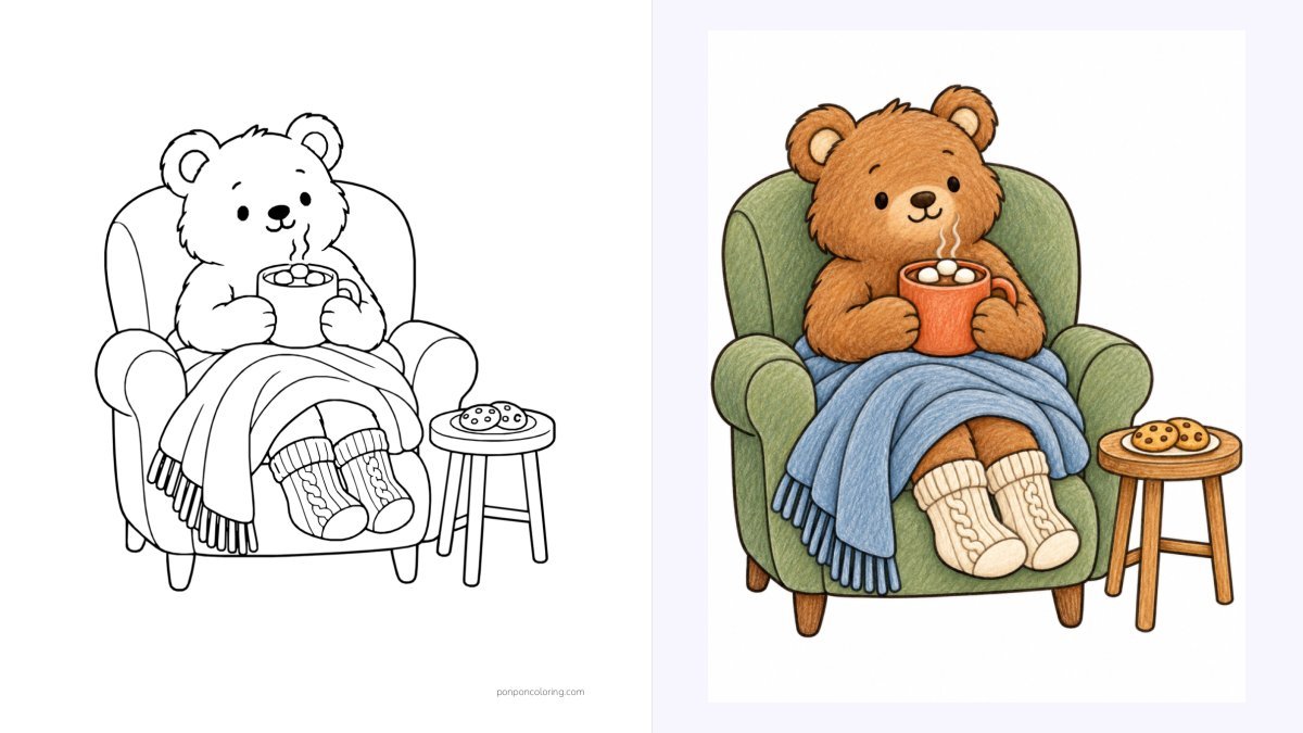 Hot Chocolate Coloring Pages (80 Free Printable PDFs) coloring page