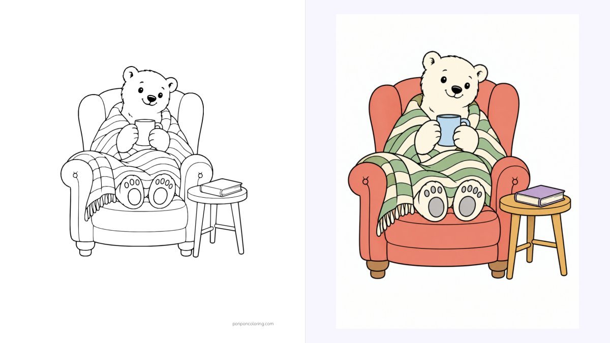 Polar Bear Coloring Pages (92 Free Printable PDFs) coloring page