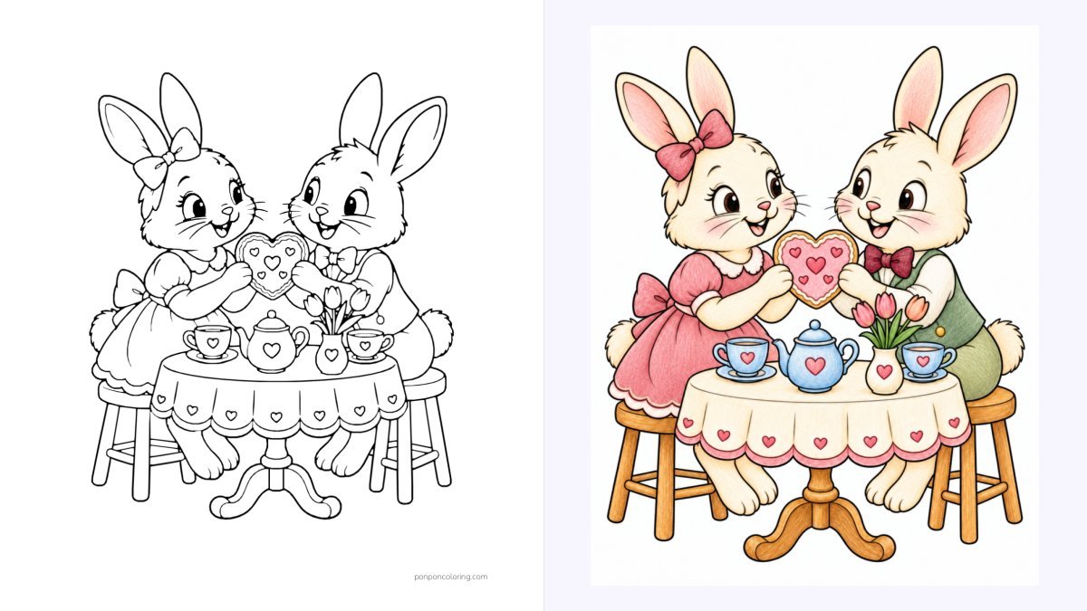 Valentine’s Day Coloring Pages (80 Free Printable PDFs) coloring page
